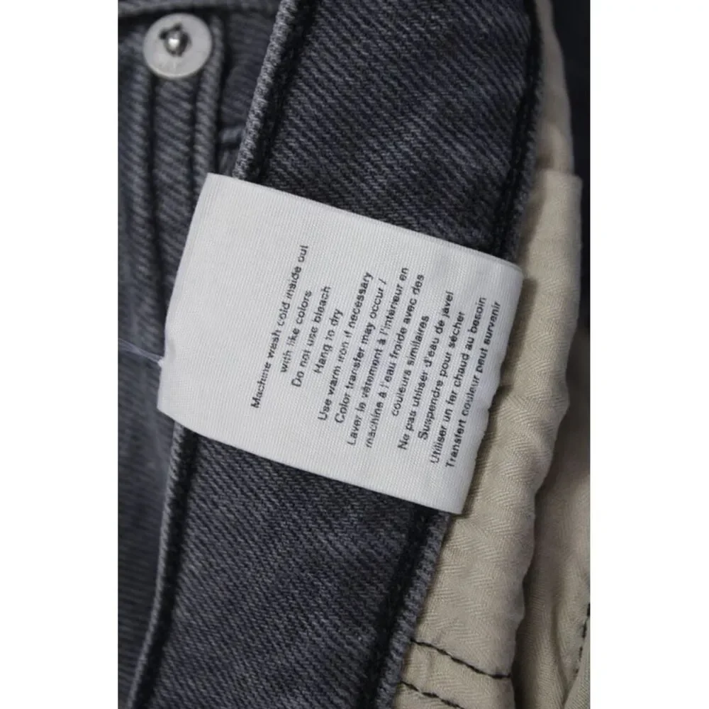 Rag & Bone Mens Slim Gray Jeans Cotton Mid Rise Button Size 28